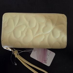 Yellow Quilted Women's Wallet